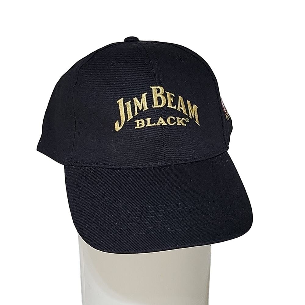 Jim Beam Black 100% Cotton Hat, Black/Gold
